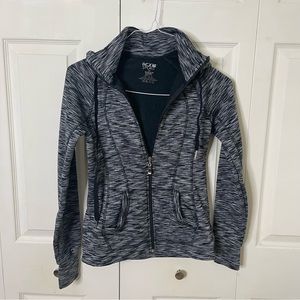 ACX Sport Zip-Up Grey Athletic Sweater Size Small